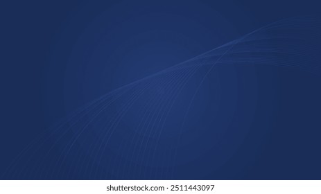 Sound wave background vector design . Music abstract background with color gradation. Blue and line abstract. Suitable for banner, backdrop, music promotion, etc.