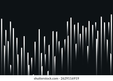 Fondo de onda de sonido forro blanco