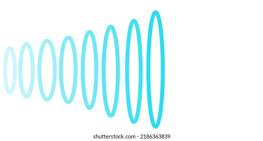 sound wave circle vector background