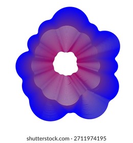 Sound wave circular line pattern. Round music vector, abstract radial icon, graphic audio background, sun logo shape, burst energy effect design