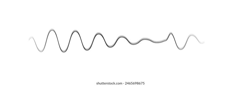 Sound wave decibel audio records  icon isolated on white background.