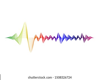 Sound Wave Design Template Concept Vector Illustration.