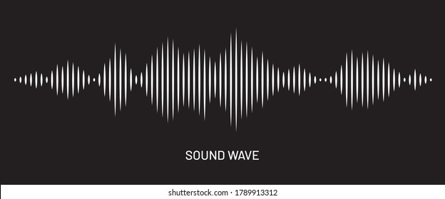 Sound wave digital art background. Music and radio soundwave pulse concept. Audio track wave graph of frequency and spectrum