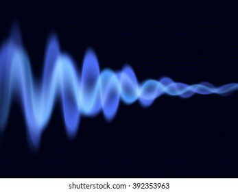 Sound wave. Energy flow. Abstract vector background