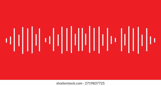 Sound Wave Equalizer Graphic Representation for Audio and Technology Concepts