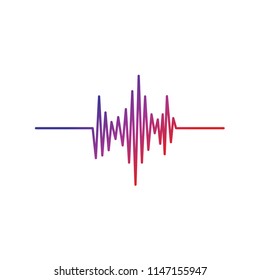 Sound Wave Equalizer Logo Vector Template
