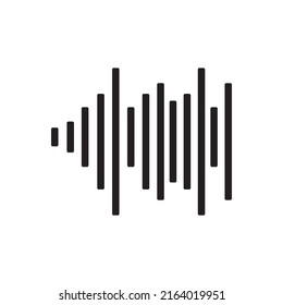Sound wave equalizer Music design isolated on white background. Vector Illustration
