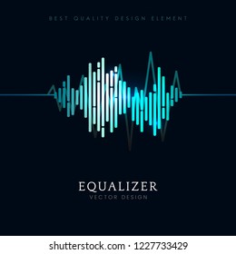 Sound wave equalizer vector design