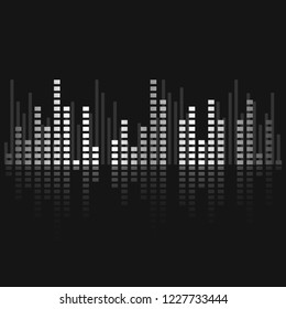 Sound wave equalizer vector design