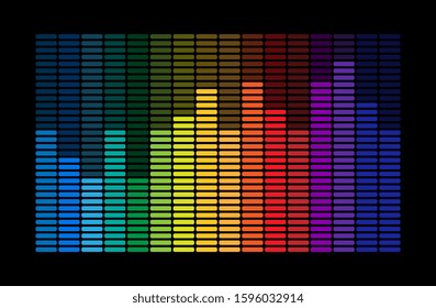 Sound wave equalizer vector design