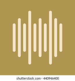 Sound Wave EqualizerIcon. Eps-10.