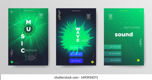 Sound Wave Flyer. Fluorescent Electronic Round. Vector Music Poster. Modern Dj Concept. Psychedelic Fluid Abstract. Modern Electronic Party. Glow Sound Music Flyer. Dj Concert. Gradient Banner.