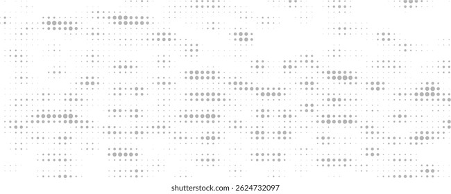 Sound wave icon halftone texture vector design horizontal dotted in black color