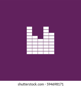 Sound wave icon illustration isolated vector sign symbol