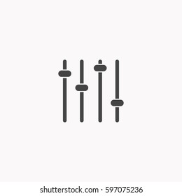Sound wave icon illustration isolated vector sign symbol