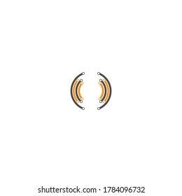 Ilustración vectorial del logotipo de la onda de sonido