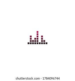 Sound-Wave-Symbol-Logo, Vektorgrafik