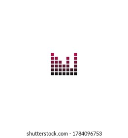 Sound wave icon logo design vector illustration