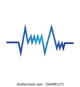 sound wave icon logo vector
