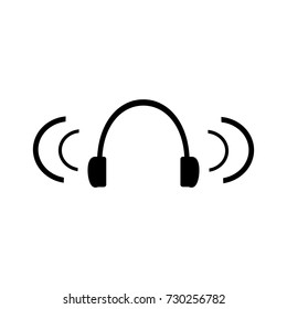 Sound Wave icon on white background