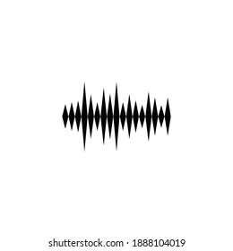 símbolo vectorial del conjunto de iconos de la onda de sonido