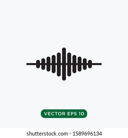 sound wave icon vector design template