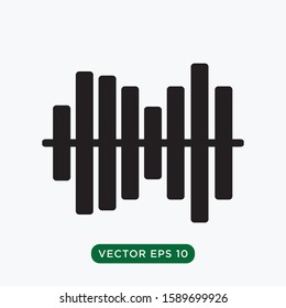 sound wave icon vector design template