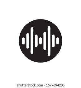 sound wave icon vector design template
