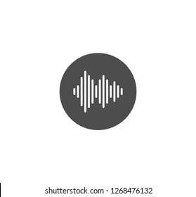 Sound wave icon . Vector . EPS 10
