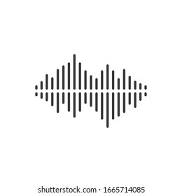 Sound Wave Icon Vector Illustration