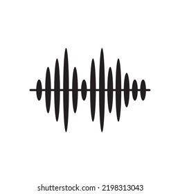 sound wave icon vector illustration symbol design