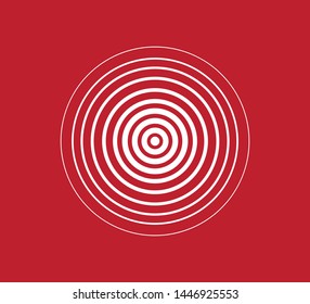 Sound wave icon vector logo template