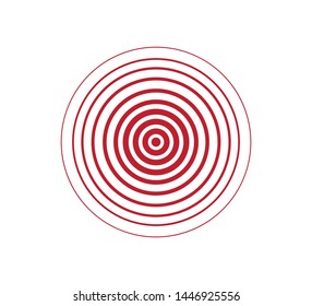 Sound wave icon vector logo template