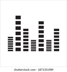 Sound Wave Icon Vector Logo Template Illustration