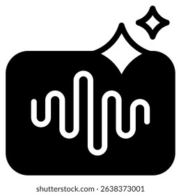 Sound Wave icon, for web, app, infographic, etc