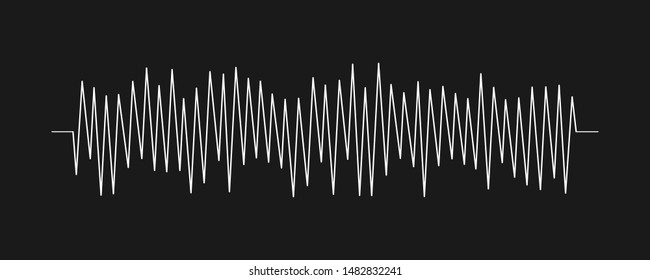 Sound wave icons. vector illustration