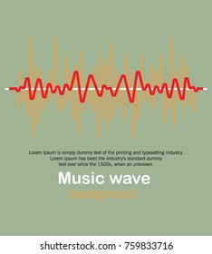 Sound Wave Illustration.