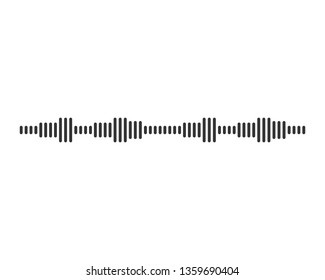 
sound wave illustration logo vector icon template - Vector