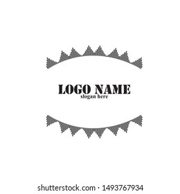sound wave illustration logo vector icon template
