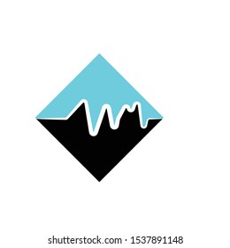 sound wave illustration logo vector icon template
