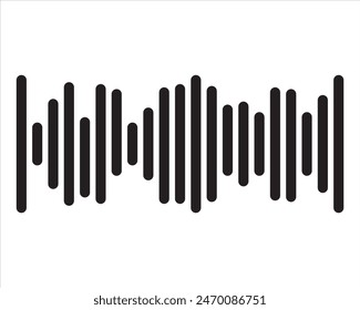 sound wave illustration logo vector icon