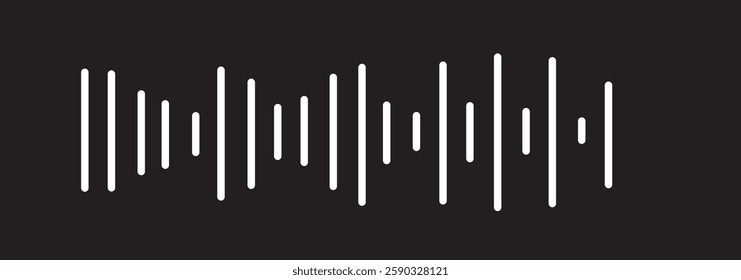 sound wave illustration logo vector icon template