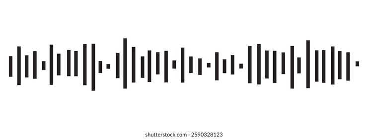 sound wave illustration logo vector icon template