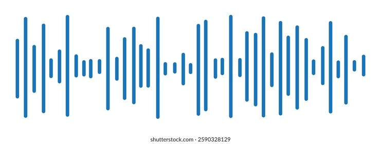 sound wave illustration logo vector icon template