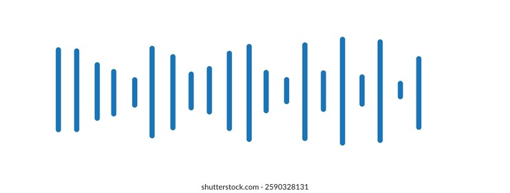 sound wave illustration logo vector icon template