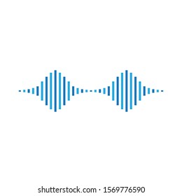 Sound wave  illustration vector icon design