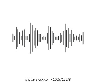 Sound Wave Ilustration Logo Vector Icon Stock Vector (Royalty Free ...