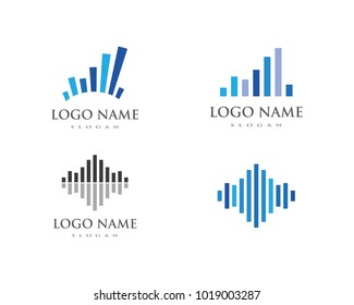 sound wave ilustration logo vector icon template