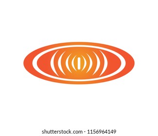 sound wave ilustration logo vector icon template