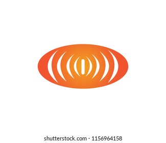 sound wave ilustration logo vector icon template